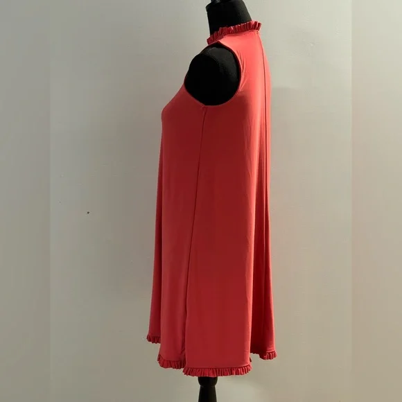 Tash + Sophie Coral Sleeveless flowy shift Dress XS - Picture 4 of 8